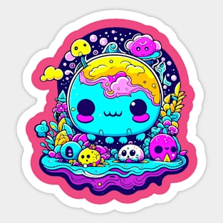 Funny skulls Sticker